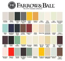 Farrow and Ball Colour Chart 